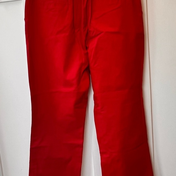 Tommy Hilfiger VTG Chinos Dress Pants 16 Womens Red Straight Classic Pockets - Picture 6 of 7